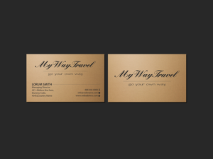 Business Card Design by Creations Box 2015 for My Way Travel | Design: #17655653