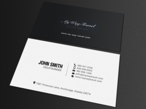 Business Card Design by chandrayaan.creative for My Way Travel | Design #17658942