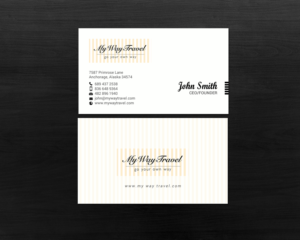 Business Card Design by chandrayaan.creative for My Way Travel | Design: #17658944