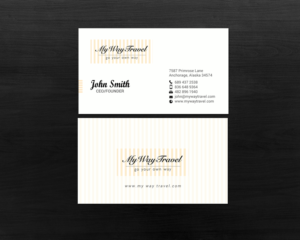 Business Card Design by chandrayaan.creative for My Way Travel | Design: #17658945