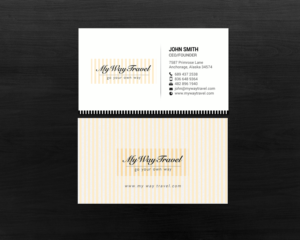 Business Card Design by chandrayaan.creative for My Way Travel | Design: #17658952
