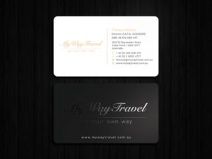 Business Card Design by Tripti Ranjan Gain for My Way Travel | Design: #17688104