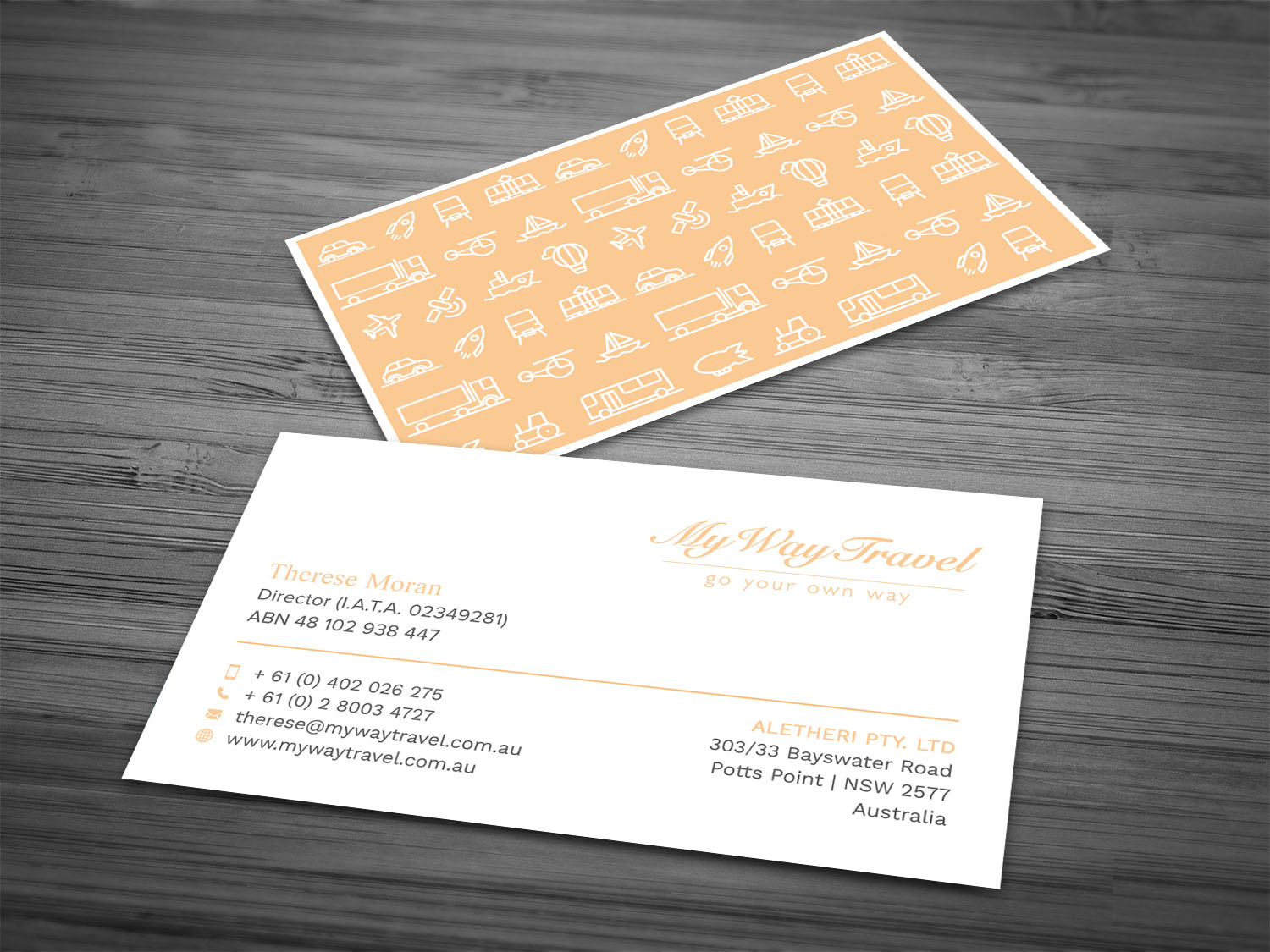 Diseño de Tarjeta de Presentación por Tripti Ranjan Gain para My Way Travel | Diseño #17688115