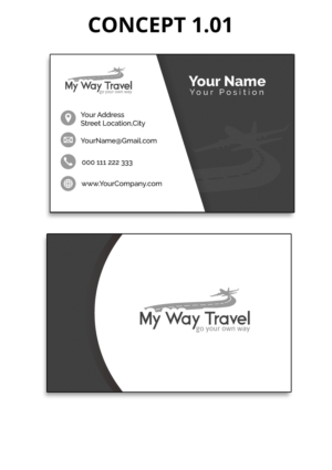 Business Card Design by 5SD solutions for My Way Travel | Design: #17670684