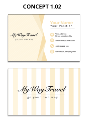 Business Card Design by 5SD solutions for My Way Travel | Design: #17670685