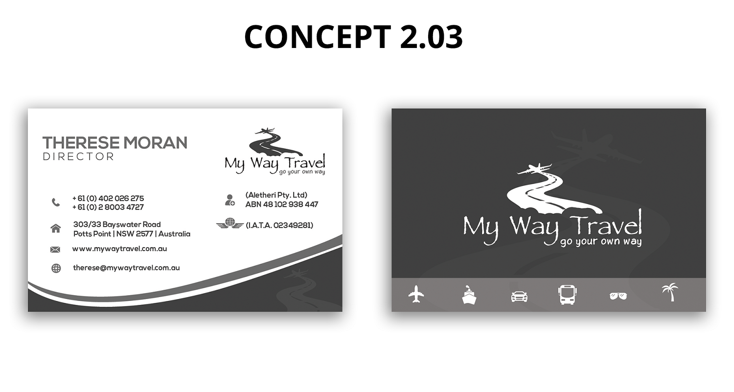 Business Card Design by 5SD solutions for My Way Travel | Design #17706096