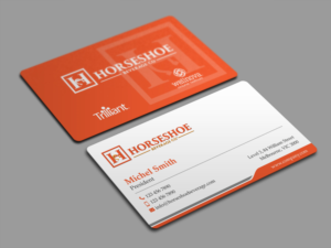 Horseshoe Beverage business cards | Diseño de Tarjeta de Presentación por mdreyad