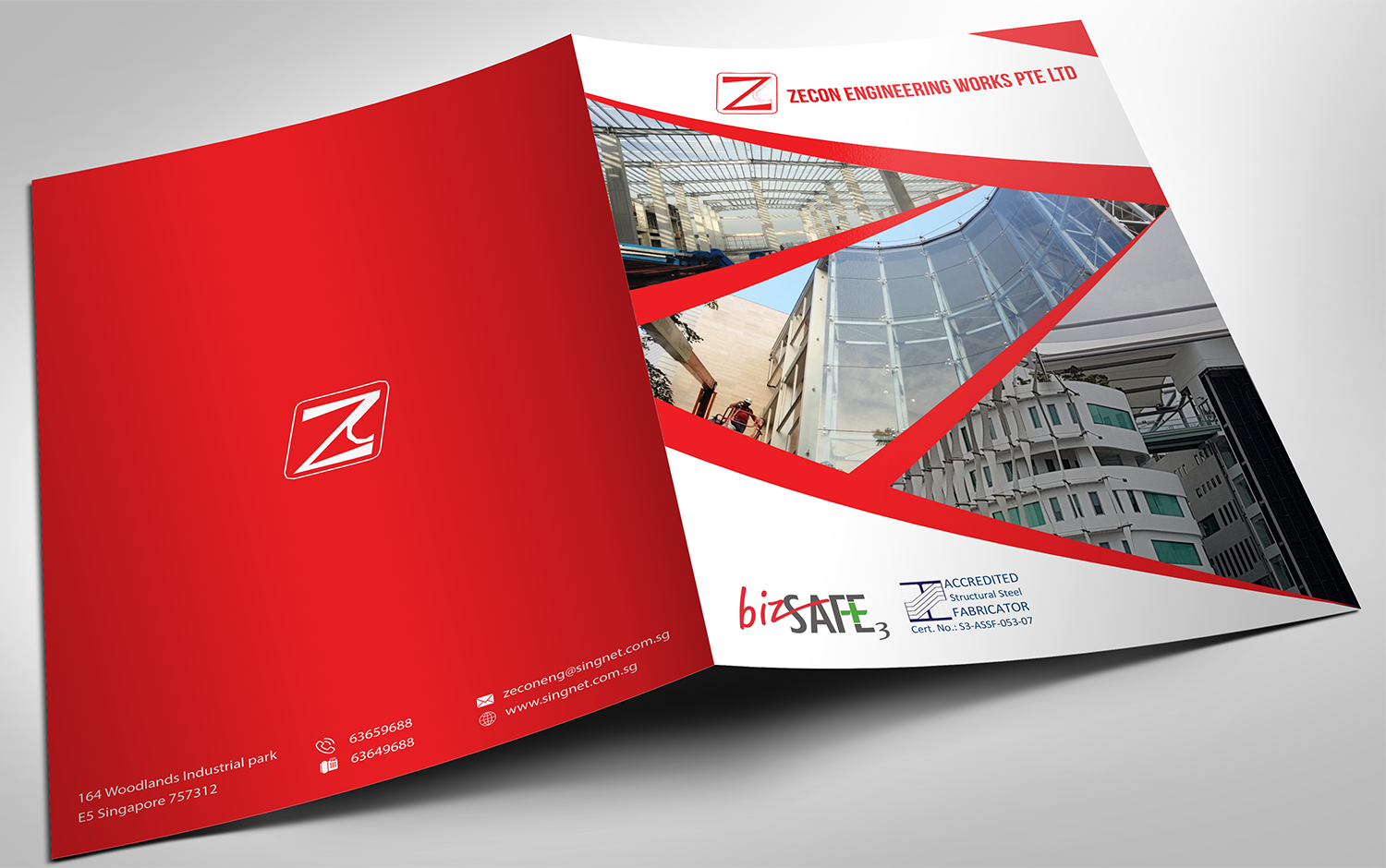 Brochure Design by Shabnum Khan for Zecon Engineering | Design: #17683332