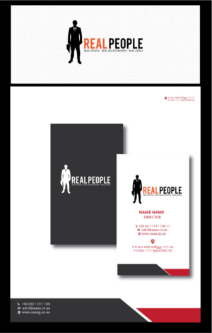 Real People - Real Relationships - Real Deals  | Logo Design by zebronicgraphic