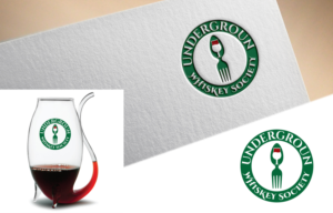 Underground Whiskey Society | Logo Design by Juli creation
