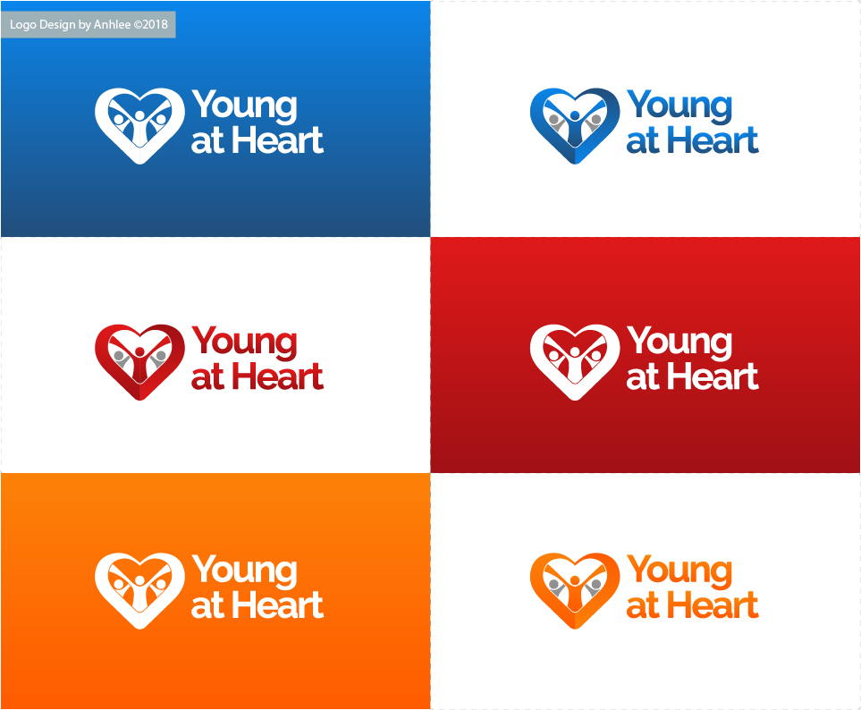 Logo and Business Card Design by Anhlee for Young at Heart | Design #17684101