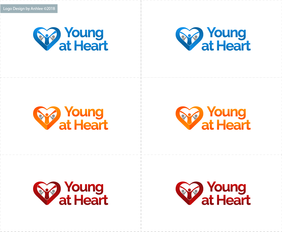 Logo and Business Card Design by Anhlee for Young at Heart | Design #17686371
