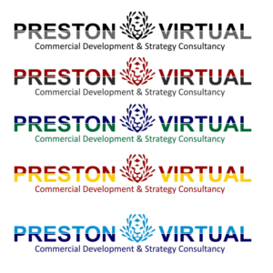 Preston Virtual  | Logo Design by deevillacarlos