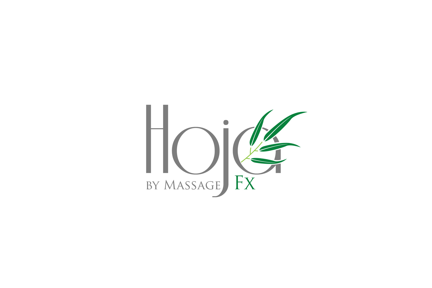 Logo Design by R.Bello for Hoja by Massage FX | Design #17652752