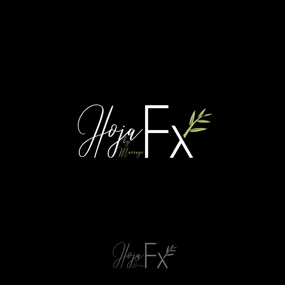 Logo-Design von Basksh Designs für Hoja by Massage FX | Design #17685085