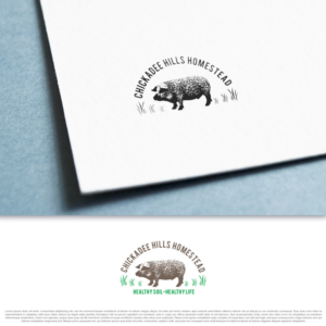 Chickadee Hills Homestead- They have a tagline of Healthy Soil-Healthy Life | Logo Design by DesignDUO