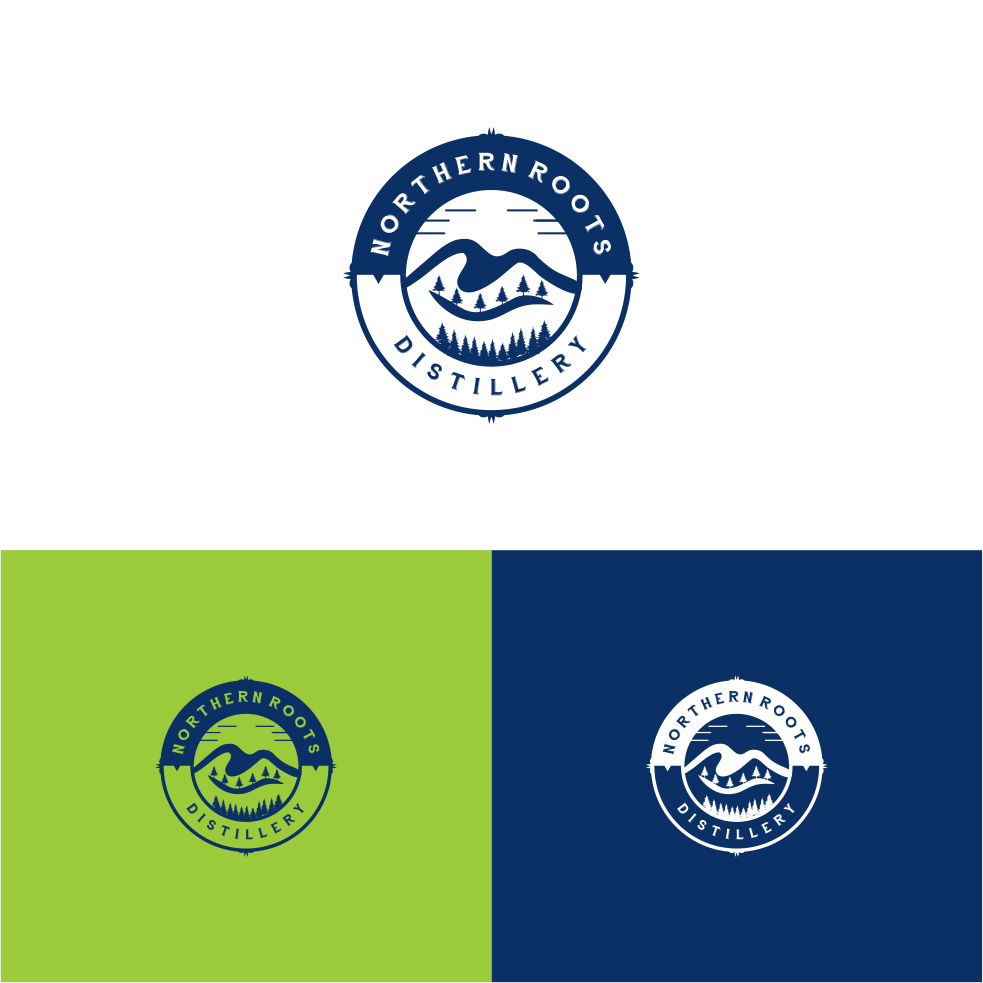 Logo Design by SteffySummer for Northern Roots Distillery | Design #17639906