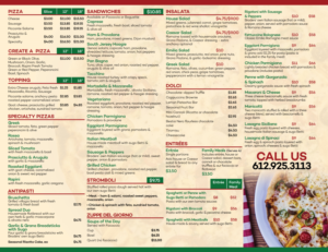 Flyer Design by Black Stallions Impressive Solutions for Broders' Cucina Italiana | Design #17648621