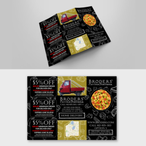 Flyer Design by TuktukiShree for Broders' Cucina Italiana | Design #17651267