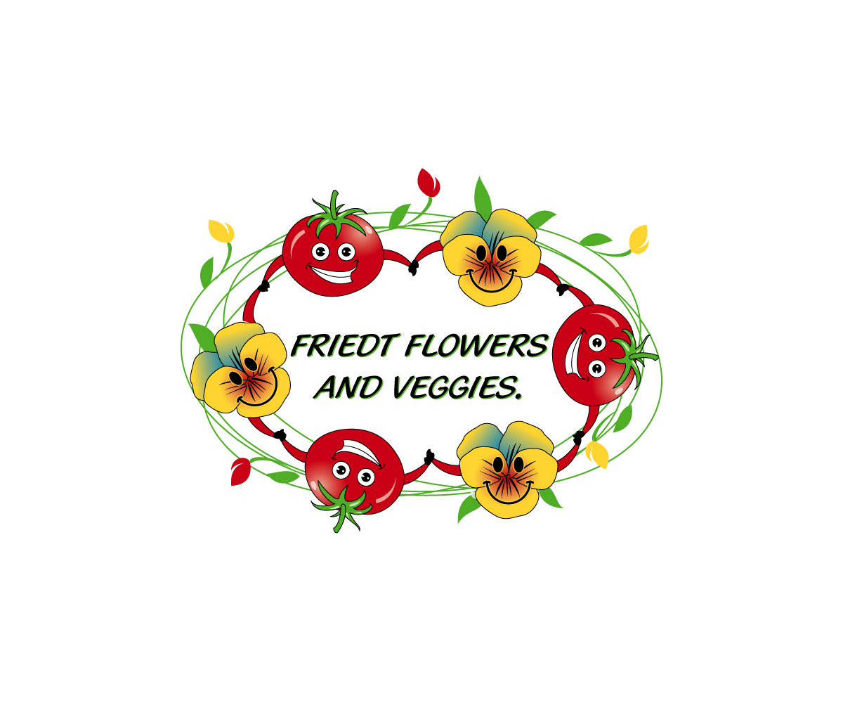 Logo Design by Jay Design for Friedt flowers and veggies | Design: #17903618