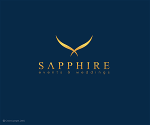 Sapphire Events & Weddings | Logo Design by GreenLamp