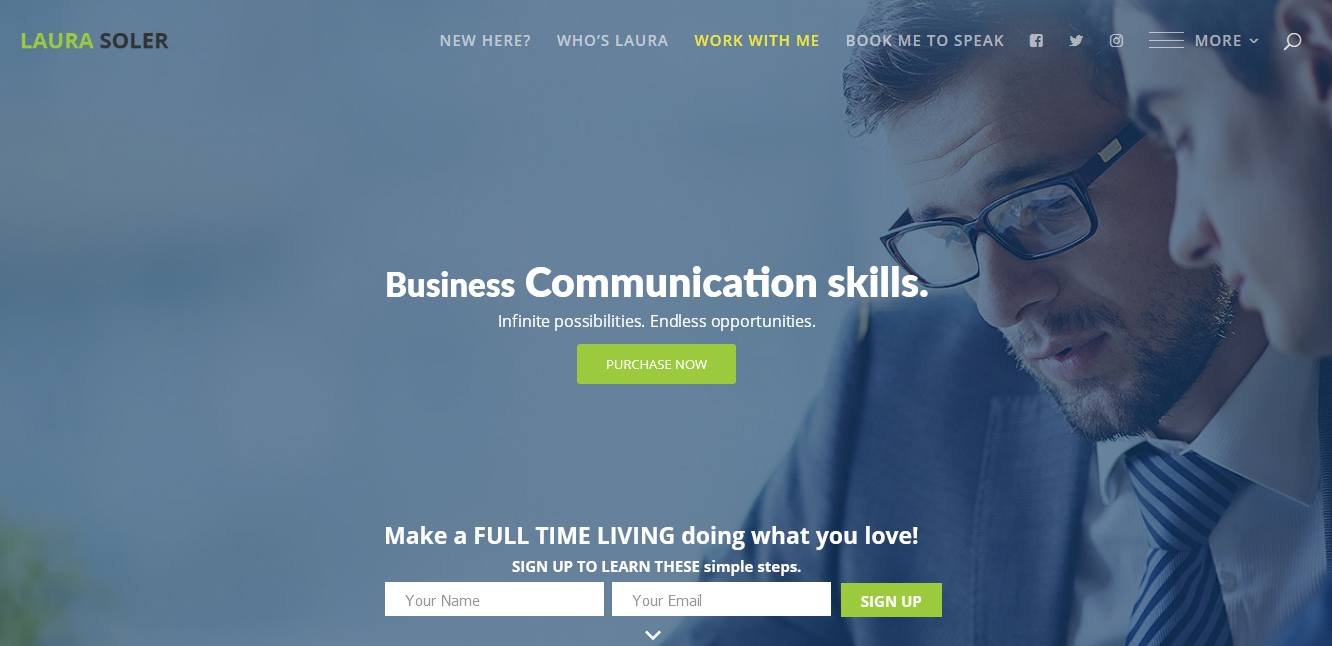 Web Design by CharaFathimalil for Laura Soler | Design #17653052