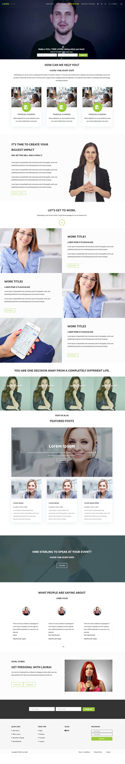 Web Design by CharaFathimalil for Laura Soler | Design: #17723989
