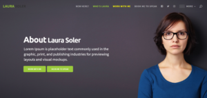 Web Design by CharaFathimalil for Laura Soler | Design: #17811893