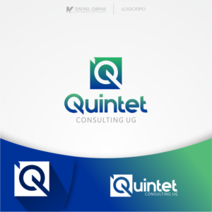 Logo- und Visitenkarten-Design von Rafael Gibam für Quintet Consulting UG (haftungsbeschraenkt) | Design #17719770
