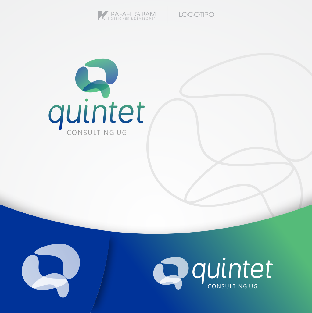 Logo and Business Card Design by Rafael Willames for Quintet Consulting UG (haftungsbeschraenkt) | Design #17719832