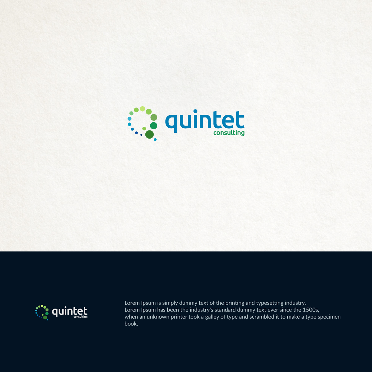 Logo and Business Card Design by ideaz2050 for Quintet Consulting UG (haftungsbeschraenkt) | Design #17690953