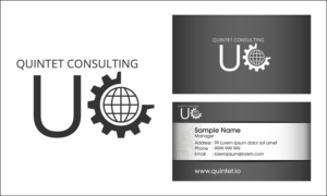 Logo- und Visitenkarten-Design von thach89.ho für Quintet Consulting UG (haftungsbeschraenkt) | Design #17643985