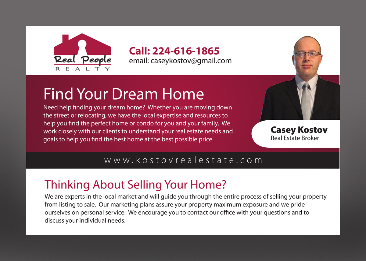 Postcard Design by rkailas for Evolution Enterprises LLC | Design #17673634