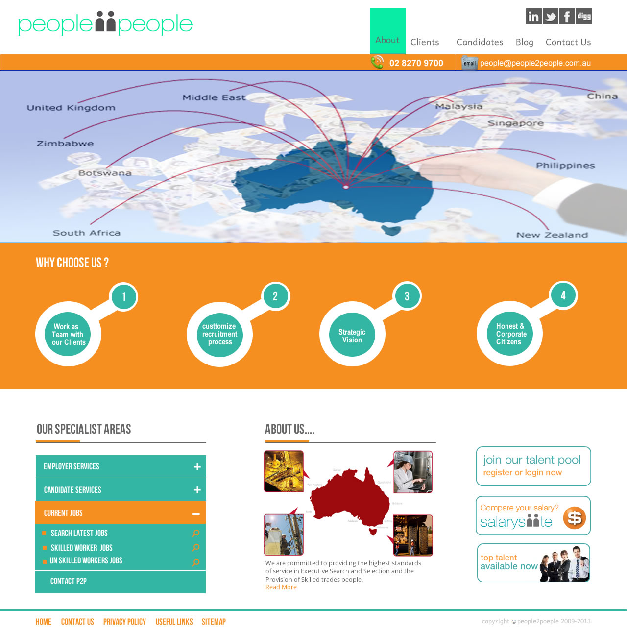 Web Design by Shoaib Abbasi for people2people | Design #2763581