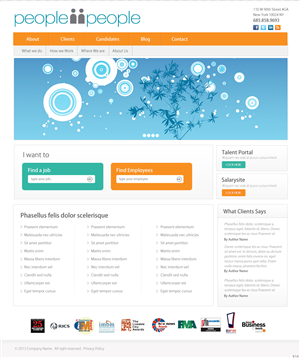 Web Design by pb for people2people | Design: #2753523