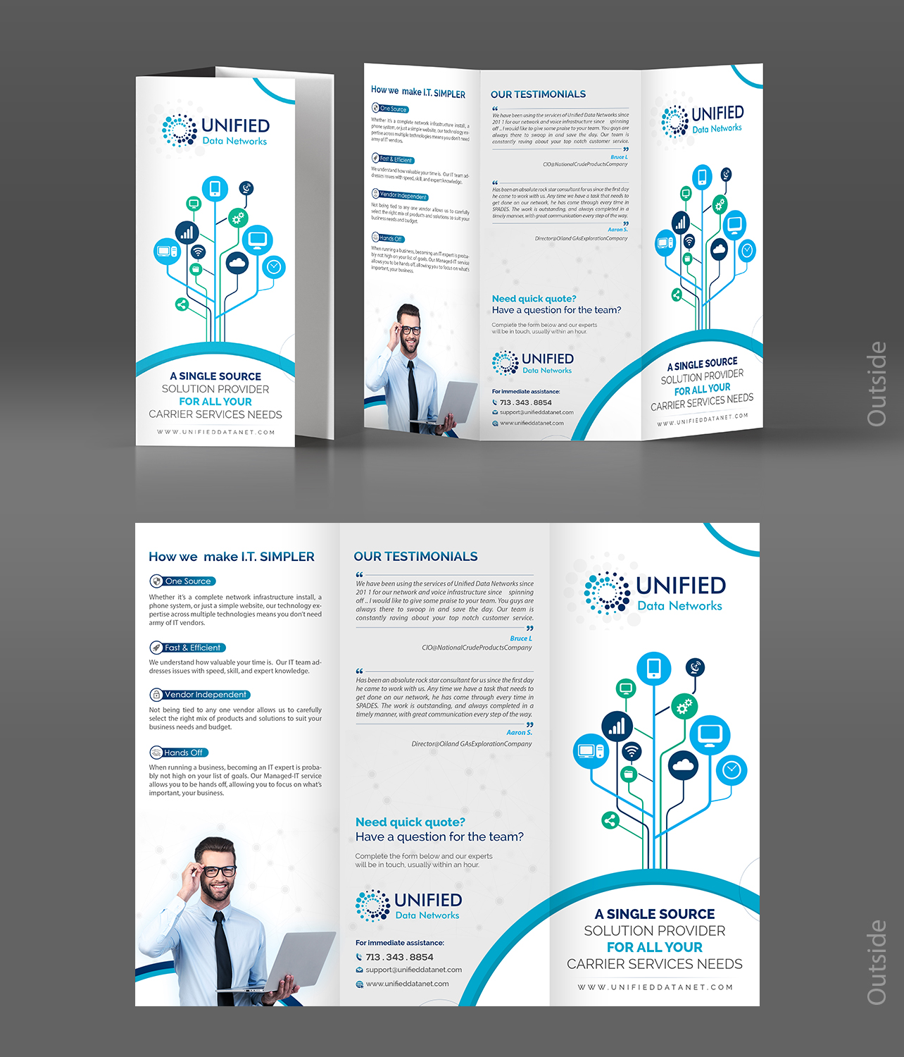 Flyer Design by debdesign for Unified Data Networks | Design #17714841