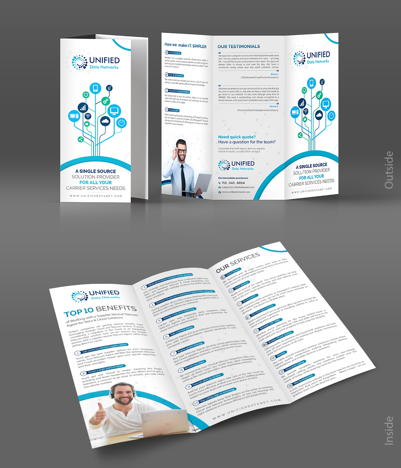 Flyer Design by debdesign for Unified Data Networks | Design #17721367