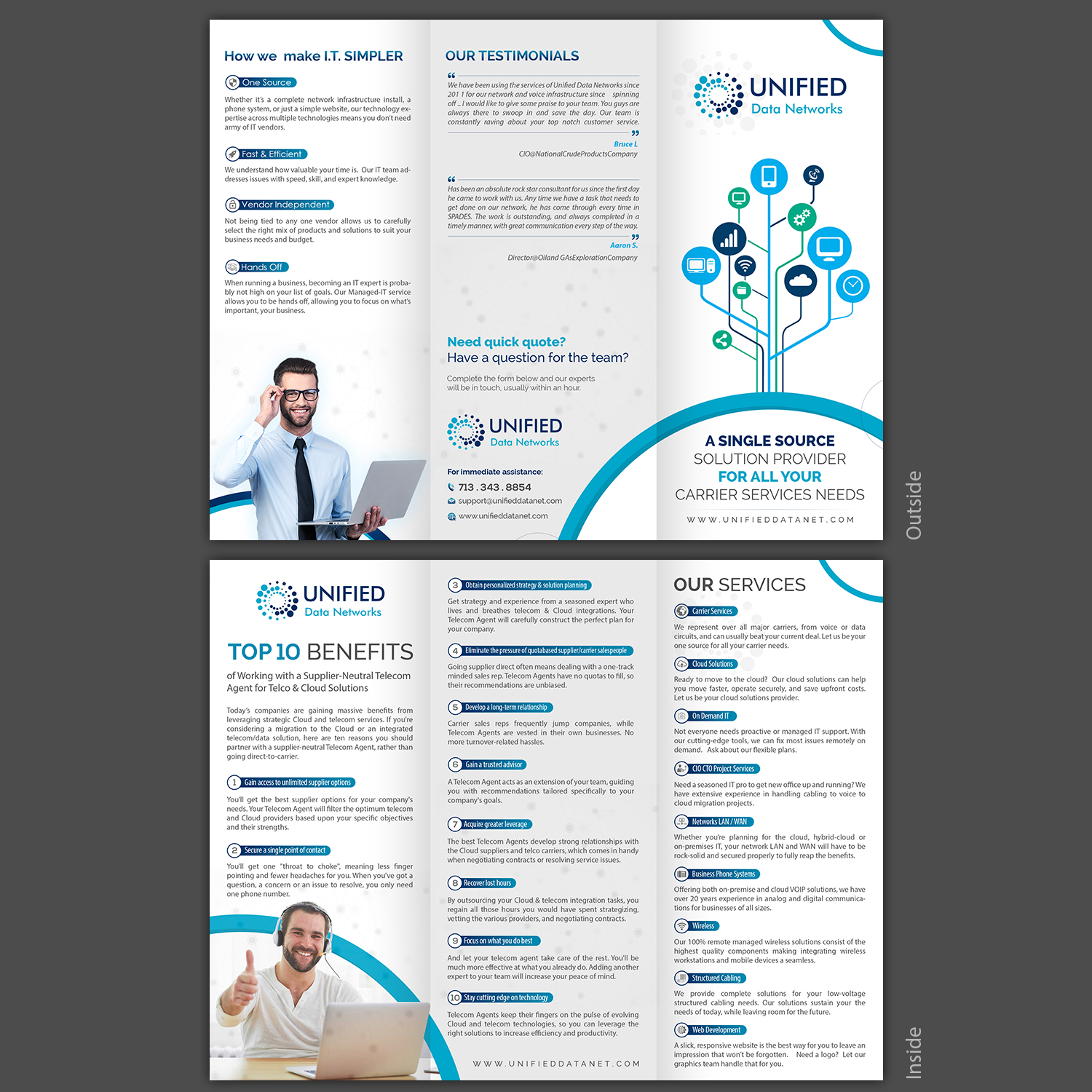Flyer Design by debdesign for Unified Data Networks | Design #17721368