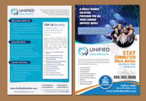 Flyer Design by Shiya@India for Unified Data Networks | Design: #17689046