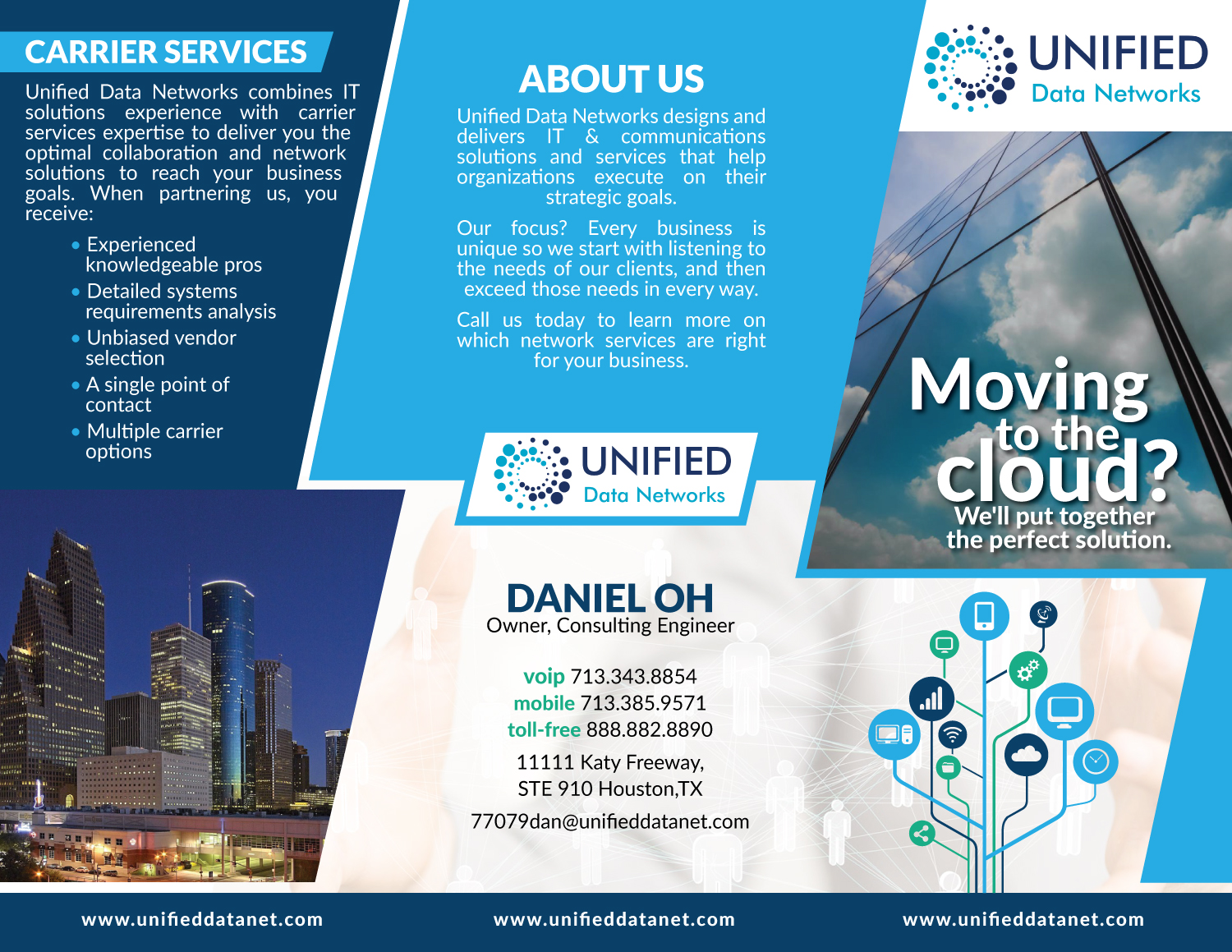 Flyer Design by Dexter Solutions for Unified Data Networks | Design #17703691