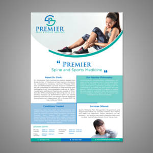 Flyer Design by creative.bugs for Premier Spine and Sports Medicine | Design: #17648552