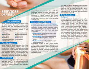 Diseño de Flyer por Dexter Solutions para Premier Spine and Sports Medicine | Diseño #17712651