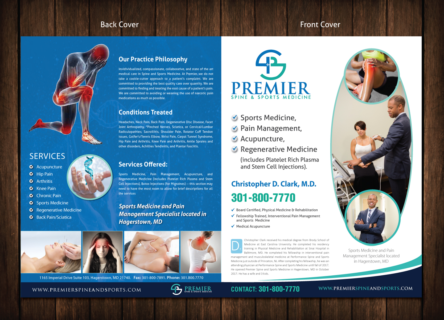 Flyer Design by meet007 for Premier Spine and Sports Medicine | Design #17743972