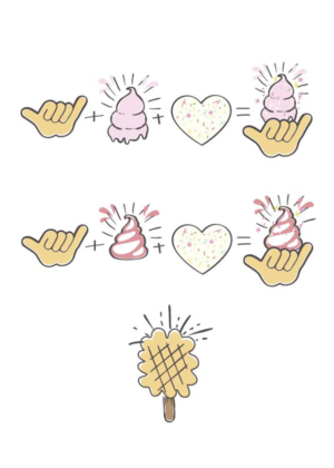 Dessert Cafe needs illustrations for Menu and stuff! | Illustration Design by Polina Perova