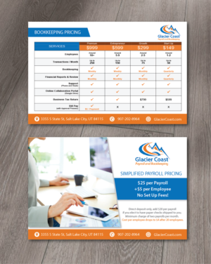 Flyer Design by alex989 for Glacier Coast | Design: #17658607