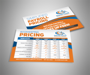 Flyer Design by Deziners Zone for Glacier Coast | Design: #17658278