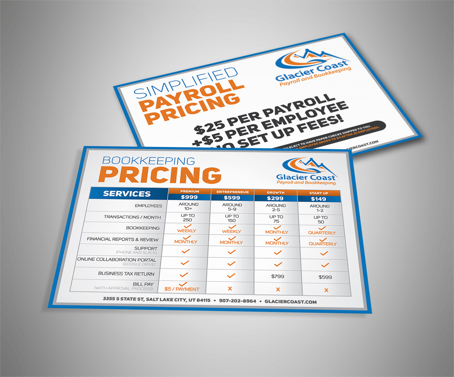 Flyer Design by Deziners Zone for Glacier Coast | Design #17658279