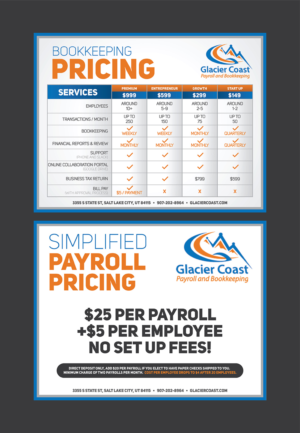Flyer Design by Deziners Zone for Glacier Coast | Design: #17658280
