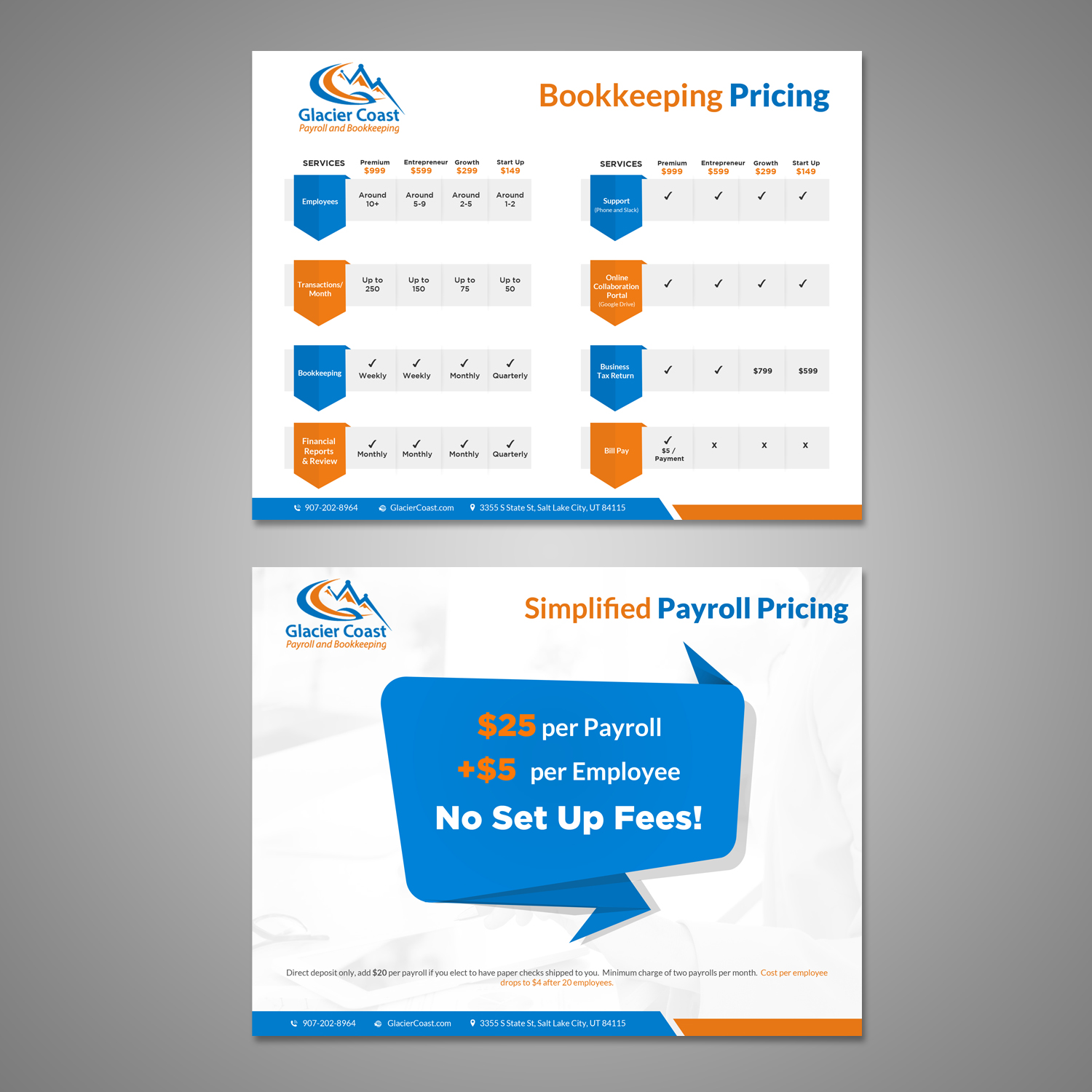 Flyer Design by creative.bugs for Glacier Coast | Design #17657641
