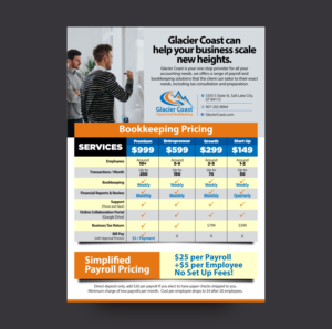 Flyer Design by vikas naik for Glacier Coast | Design: #17673413